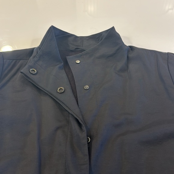 Eileen Fisher Lined Stand Collar A-Line Coat size XS - Picture 2 of 6